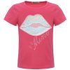 Mädchen Wende Pailletten T-Shirt mit einem Kmisso Motiv Pink 110