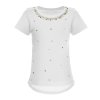 Mädchen T-Shirt mit Kunst-Perlen