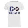 Jungen EM 2024 T-Shirt GO Germany Wende Pailletten Weiß 134