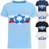 Jungen Wende Pailletten Russland Shirt mit Fussball EM 2024
