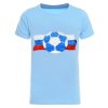 Jungen Wende Pailletten Russland Shirt mit Fussball EM 2024