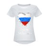 Mädchen Wende Pailletten Russland T Shirt mit Herz...