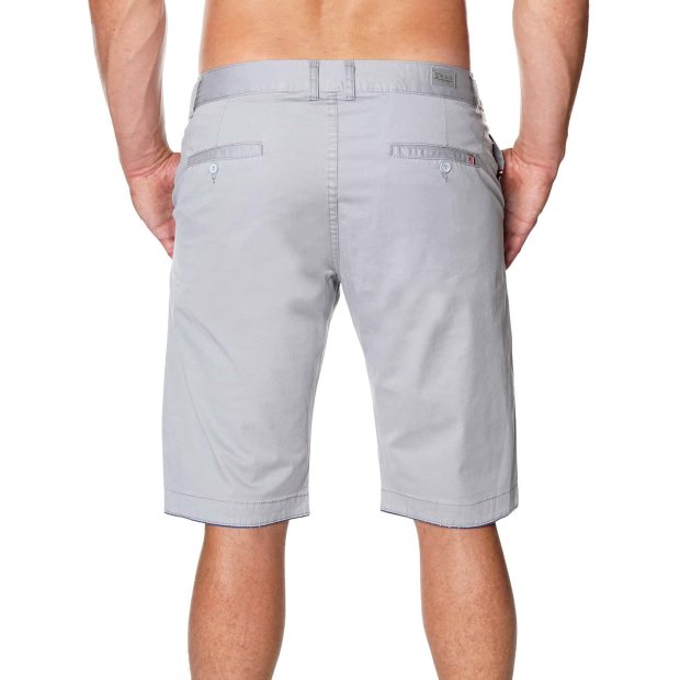 Solid Chinoshorts in Grau für Herren Herren Bekleidung Kurze Hosen Chino Shorts und Business Shorts 