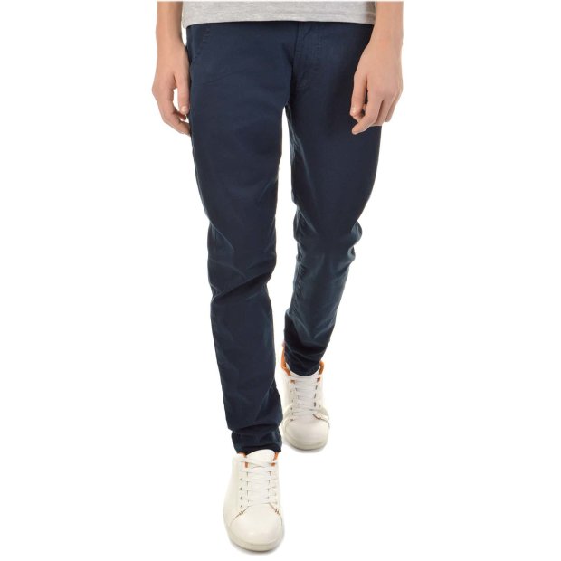 Jungen Chino Jeans mit verstellbaren Bund & vielen Größen Blau 122