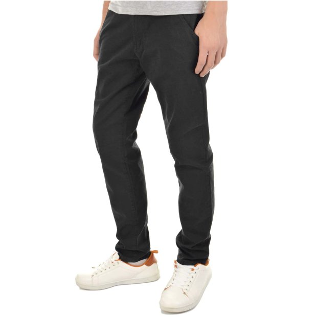 Jungen Chino Jeans mit verstellbaren Bund & vielen Größen Schwarz 134