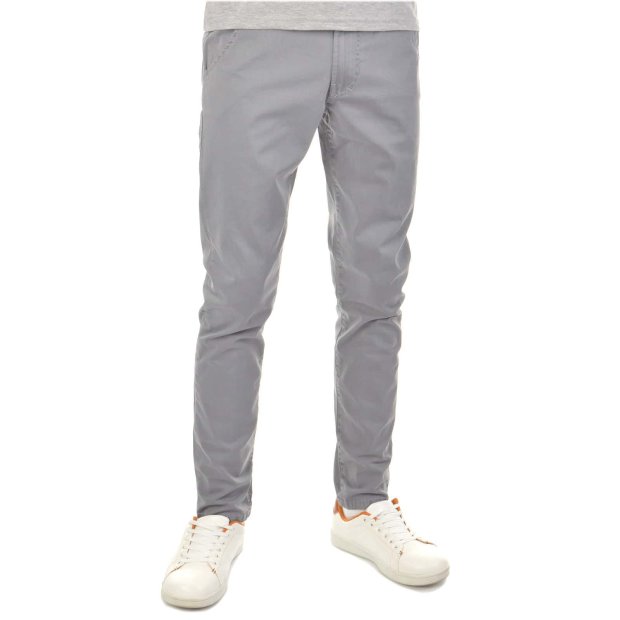 Jungen Chino Jeans mit verstellbaren Bund & vielen Größen Grau 134