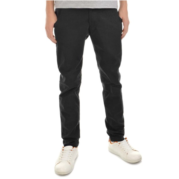 Jungen Chino Jeans mit verstellbaren Bund & vielen Größen Schwarz 140