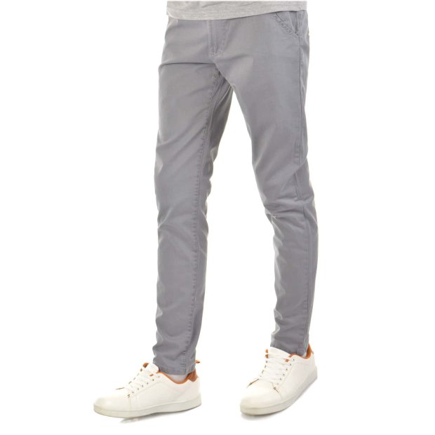 Jungen Chino Jeans mit verstellbaren Bund & vielen Größen Grau 158