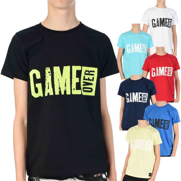Jungen T-Shirt mit GAME OVER