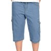 Kinder Jungen Cagro Jeans Shorts Blau 152