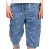 Kinder Jungen Cagro Jeans Shorts Hellblau 134
