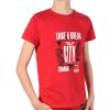 Jungen T-Shirt mit Take a break Rot 164