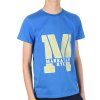 Jungen T-Shirt mit Manhatan Blau 140/146