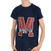 Jungen T-Shirt mit Manhatan Navy 104/110
