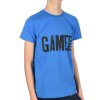 Jungen T-Shirt mit GAME OVER Blau 104/110