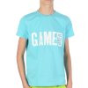 Jungen T-Shirt mit GAME OVER Türkis 128/134