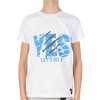 Jungen T-Shirt mit YES Weiß 116-122