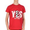 Jungen T-Shirt mit YES Rot 128-134