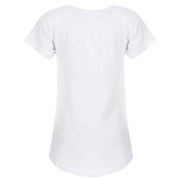 T-Shirt mit Einhorn Motiv aus Wendepailletten Weiß 104