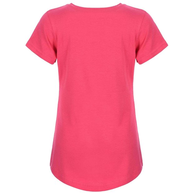 T-Shirt mit Einhorn Motiv aus Wendepailletten Pink 146