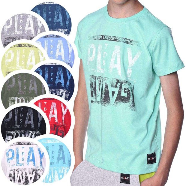 Jungen T-Shirt mit Motiv Druck & Sommer Farben