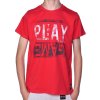 Jungen T-Shirt mit Motiv Druck & Sommer Farben Rot 152/158