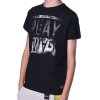 Jungen T-Shirt mit Motiv Druck & Sommer Farben Schwarz 116/122