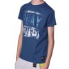 Jungen T-Shirt mit Motiv Druck & Sommer Farben Blau 116/122