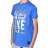 Jungen T-Shirt mit Motiv Druck Blau 104/110
