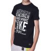 Jungen T-Shirt mit Motiv Druck Schwarz 104/110