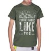 Jungen T-Shirt mit Motiv Druck Olivegrün 152/158