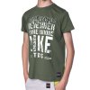Jungen T-Shirt mit Motiv Druck Olivegrün 164