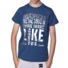Jungen T-Shirt mit Motiv Druck Dunkelblau 140/146