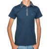 Jungen Polo Shirt mit Kontrastfarben Dunkelblau 164