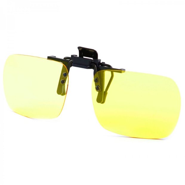 Polarisierter Aufsatz für Brillen Sport Clip On Gelb