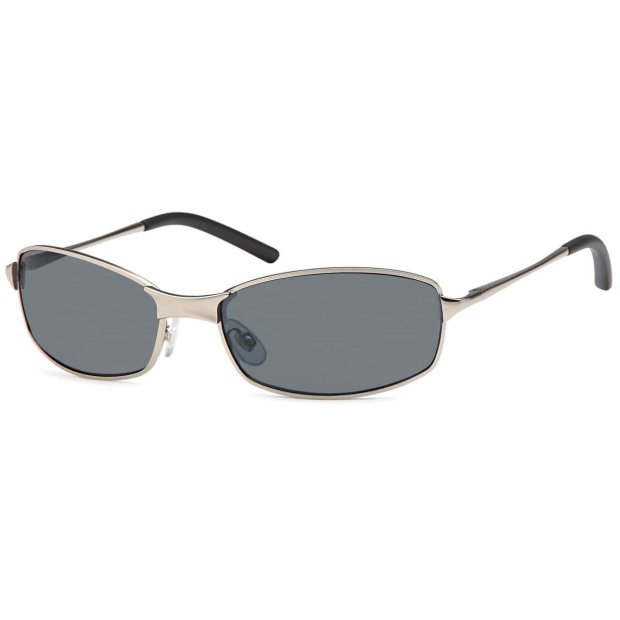 Sportliche Rocker Sonnenbrille Silber Modell 10