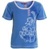 Kinder Jungen Mädchen Sommer T-Shirt Blau 128