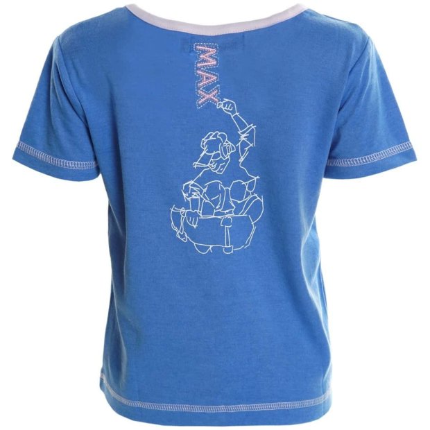 Kinder Jungen Mädchen Sommer T-Shirt Blau 140
