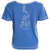 Kinder Jungen Mädchen Sommer T-Shirt Blau 116