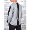 Jungen Sweatshirt mit Rücken Print Grau 116
