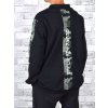 Jungen Sweatshirt mit Rücken Print Schwarz 146