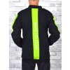 Jungen Sweatshirt mit Rücken Print Schwarz-Hellgrün 134