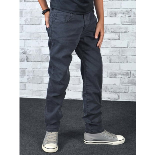 Jungen Jeans mit verstellbaren Bund & vielen Größen Grau 98