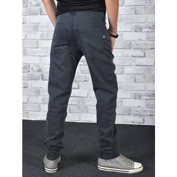 Jungen Jeans mit verstellbaren Bund & vielen Größen Grau 158