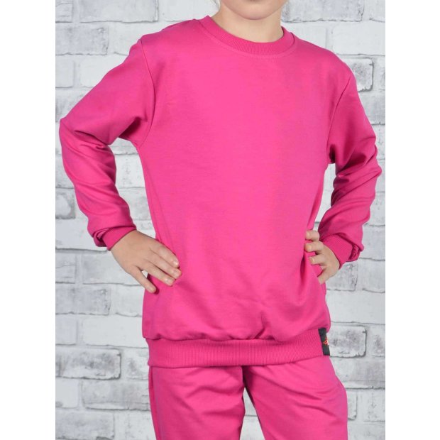Mädchen Sweatshirt in tollen Farben Pink 152
