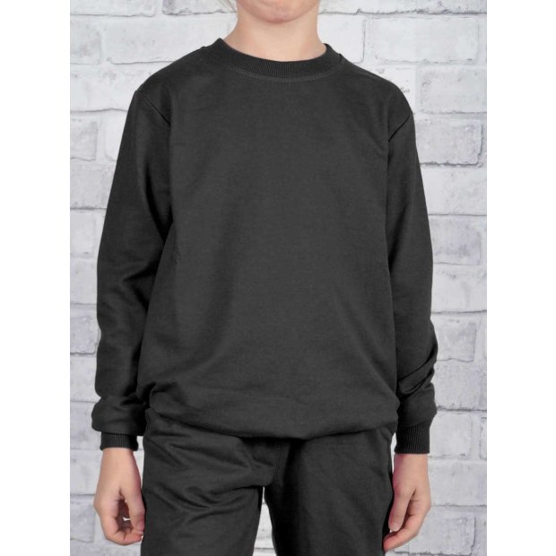 Mädchen Sweatshirt in tollen Farben Schwarz 104