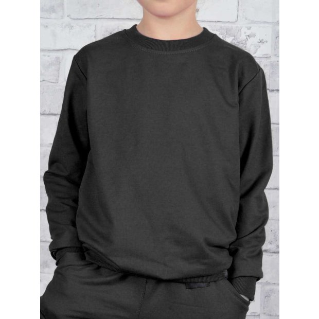 Mädchen Sweatshirt in tollen Farben Schwarz 122