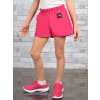 Mädchen Shorts Unifarben Pink 104/110