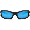 Coole Kinder Sonnenbrille mit Flammen-Design Blau Schwarz