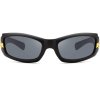 Coole Kinder Sonnenbrille mit Flammen-Design Schwarz